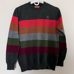 MATIX for Marc Johnson colorful striped crewneck sweater size small
